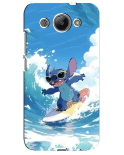 Чохол для Huawei Y3 2017 з картинкою «Стіч на хвилі»