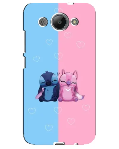 Чехол для Huawei Y3 2017 с картинкой «Stitch и Angel Love» Чехол для Huawei Y3 2017 с картинкой «Stitch и Angel Love»