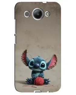 Чохол для Huawei Y3 2017 з картинкою «Стіч на чоричневому фоні»