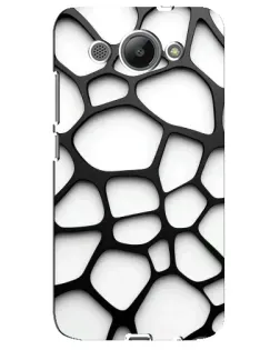 Чохол для Huawei Y3 2017 з картинкою «Біла об'ємна сітка» Чохол для Huawei Y3 2017 з картинкою «Біла об'ємна сітка»
