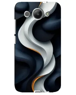 Чохол для Huawei Y3 2017 з картинкою «Об'ємні чорно-білі стрічки» Чохол для Huawei Y3 2017 з картинкою «Об'ємні чорно-білі стрічки»