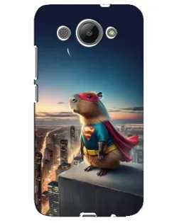 Чехол для Huawei Y3 2017 с картинкой «Капи-мен супергерой»
