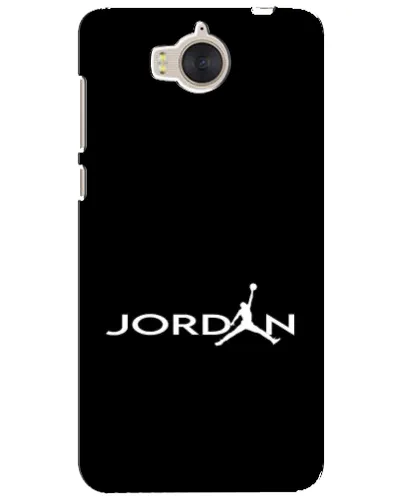 Чехол для Huawei Y5 2017 (MYA) с картинкой «Jordan White Logo»