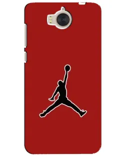 Чехол для Huawei Y5 2017 (MYA) с картинкой «Jordan Red Back»