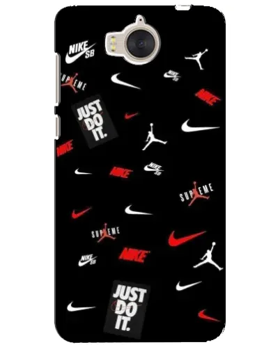 Чехол для Huawei Y5 2017 (MYA) с картинкой «Nike Mix Pattern»