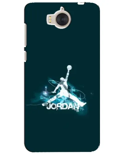 Чехол для Huawei Y5 2017 (MYA) с картинкой «Jordan Blue Fire»