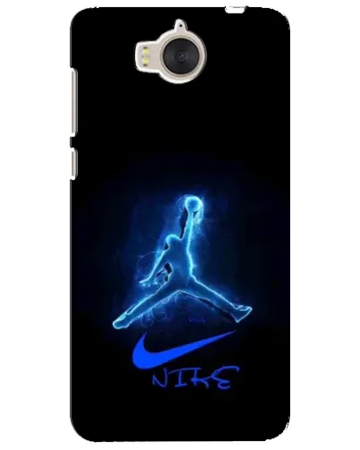 Чехол для Huawei Y5 2017 (MYA) с картинкой «Jordan Neon Blue»