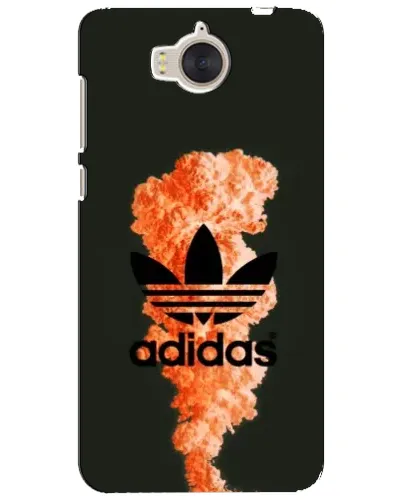 Чехол для Huawei Y5 2017 (MYA) с картинкой «Оранжевый дым Adidas» Чехол для Huawei Y5 2017 (MYA) с картинкой «Оранжевый дым Adidas»