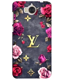 Чехол для Huawei Y5 2017 (MYA) с картинкой «Цветочный Louis Vuitton»