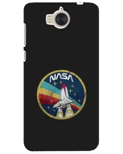 Чехол для Huawei Y5 2017 (MYA) с картинкой «NASA — эмблема миссии»