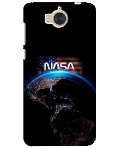 Чехол для Huawei Y5 2017 (MYA) с картинкой «Земля из космоса NASA»
