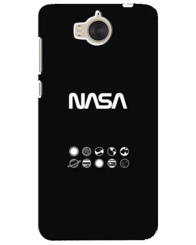 Чехол для Huawei Y5 2017 (MYA) с картинкой «NASA — технический принт»