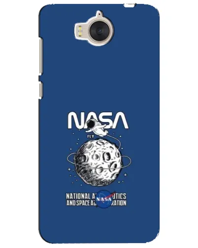 Чехол для Huawei Y5 2017 (MYA) с картинкой «NASA — лунная миссия»