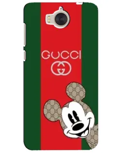 Чехол для Huawei Y5 2017 (MYA) с картинкой «Gucci — полосы и Микки»