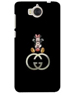 Чехол для Huawei Y5 2017 (MYA) с картинкой «Минни Маус на лого»