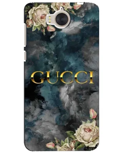 Чехол для Huawei Y5 2017 (MYA) с картинкой «Абстрактные цветы Gucci» Чехол для Huawei Y5 2017 (MYA) с картинкой «Абстрактные цветы Gucci»