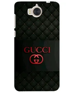 Чехол для Huawei Y5 2017 (MYA) с картинкой «Gucci — стеганый черный»