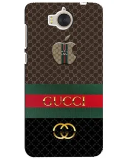 Чехол для Huawei Y5 2017 (MYA) с картинкой «Gucci — брендированный десерт»