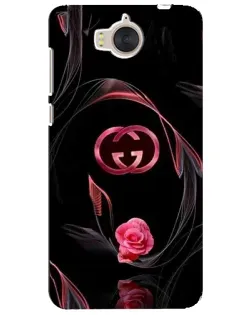 Чехол для Huawei Y5 2017 (MYA) с картинкой «Gucci — неоновая роза»