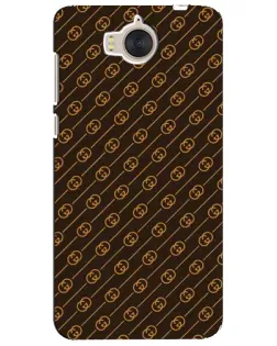 Чехол для Huawei Y5 2017 (MYA) с картинкой «Gucci — золотые диагонали»