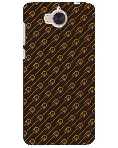Чехол для Huawei Y5 2017 (MYA) с картинкой «Gucci — золотые диагонали» Чехол для Huawei Y5 2017 (MYA) с картинкой «Gucci — золотые диагонали»