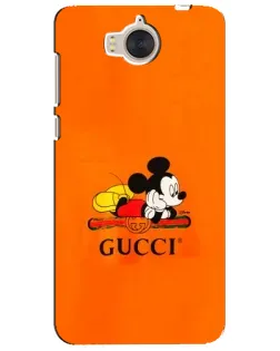 Чехол для Huawei Y5 2017 (MYA) с картинкой «Микки Маус Gucci — оранж»
