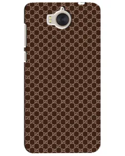 Чехол для Huawei Y5 2017 (MYA) с картинкой «Gucci — шоколадная сетка»