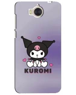 Чехол для Huawei Y5 2017 (MYA) с картинкой «Kuromi — фиолетовый арт» Чехол для Huawei Y5 2017 (MYA) с картинкой «Kuromi — фиолетовый арт»