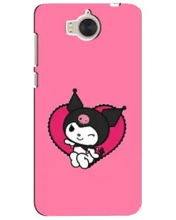 Чехол для Huawei Y5 2017 (MYA) с картинкой «Kuromi — любовь в сердце» Чехол для Huawei Y5 2017 (MYA) с картинкой «Kuromi — любовь в сердце»
