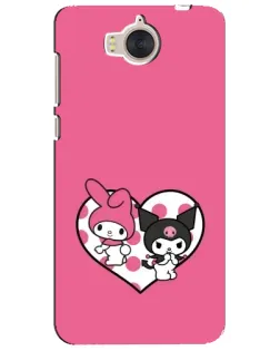 Чехол для Huawei Y5 2017 (MYA) с картинкой «Kuromi и My Melody» Чехол для Huawei Y5 2017 (MYA) с картинкой «Kuromi и My Melody»