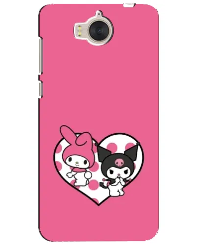 Чехол для Huawei Y5 2017 (MYA) с картинкой «Kuromi и My Melody» Чехол для Huawei Y5 2017 (MYA) с картинкой «Kuromi и My Melody»