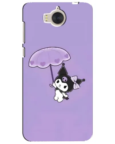 Чехол для Huawei Y5 2017 (MYA) с картинкой «Kuromi с зонтиком» Чехол для Huawei Y5 2017 (MYA) с картинкой «Kuromi с зонтиком»