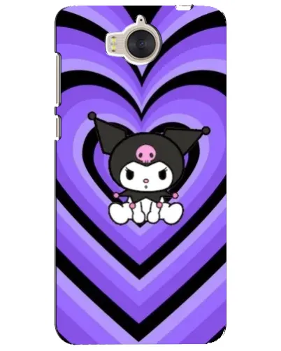 Чехол для Huawei Y5 2017 (MYA) с картинкой «Kuromi и фиолетовые сердца» Чехол для Huawei Y5 2017 (MYA) с картинкой «Kuromi и фиолетовые сердца»