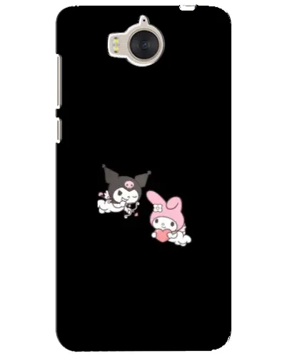 Чехол для Huawei Y5 2017 (MYA) с картинкой «My Melody и Kuromi» Чехол для Huawei Y5 2017 (MYA) с картинкой «My Melody и Kuromi»