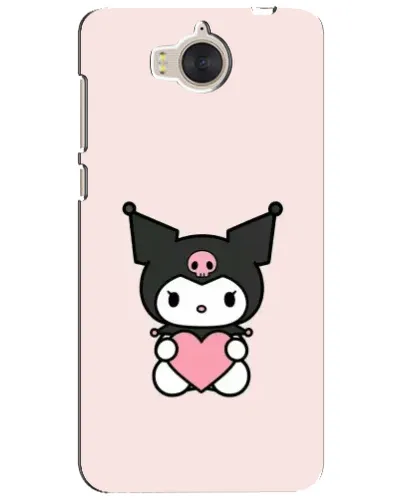 Чехол для Huawei Y5 2017 (MYA) с картинкой «Kuromi и сердце» Чехол для Huawei Y5 2017 (MYA) с картинкой «Kuromi и сердце»