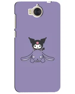 Чехол для Huawei Y5 2017 (MYA) с картинкой «Kuromi на лиловом фоне» Чехол для Huawei Y5 2017 (MYA) с картинкой «Kuromi на лиловом фоне»