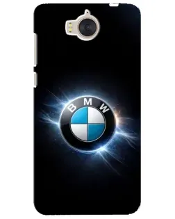 Чохол для Huawei Y5 2017 (MYA) з картинкою «BMW — неонове сяйво»