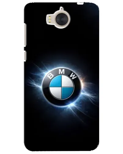 Чехол для Huawei Y5 2017 (MYA) с картинкой «BMW — неоновое сияние»