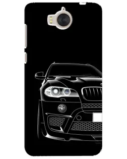 Чохол для Huawei Y5 2017 (MYA) з картинкою «Темний силует BMW»