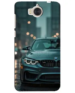Чохол для Huawei Y5 2017 (MYA) з картинкою «BMW у вогнях міста»
