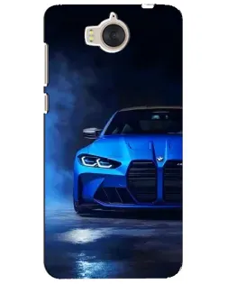 Чохол для Huawei Y5 2017 (MYA) з картинкою «Блакитна BMW M4»