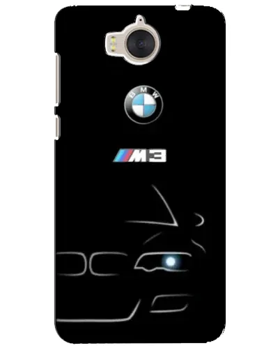 Чехол для Huawei Y5 2017 (MYA) с картинкой «Минималистичный принт BMW M3»