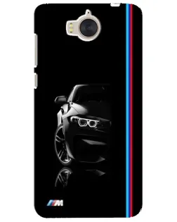 Чохол для Huawei Y5 2017 (MYA) з картинкою «Силует BMW в темряві»