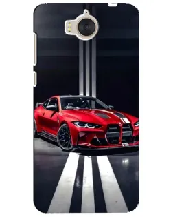 Чохол для Huawei Y5 2017 (MYA) з картинкою «Червона BMW на дорозі»