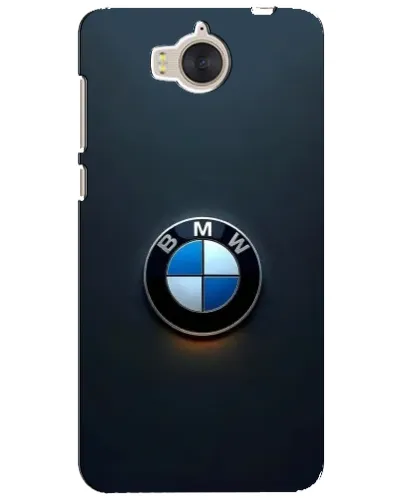 Чехол для Huawei Y5 2017 (MYA) с картинкой «Логотип BMW — минимализм»