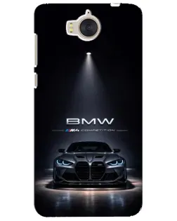 Чохол для Huawei Y5 2017 (MYA) з картинкою «BMW крізь нічне місто»