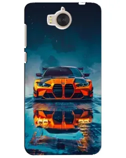 Чохол для Huawei Y5 2017 (MYA) з картинкою «BMW — золота емблема»