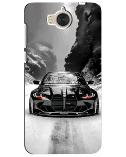 Чохол для Huawei Y5 2017 (MYA) з картинкою «BMW — акварельний дрифт»