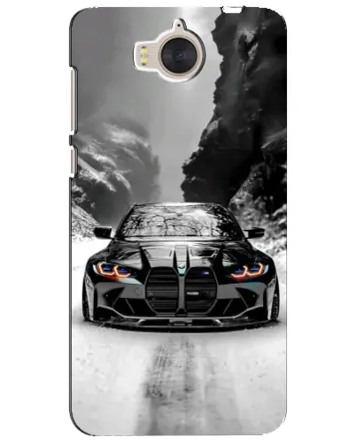 Чехол для Huawei Y5 2017 (MYA) с картинкой «BMW — акварельный дрифт» Чехол для Huawei Y5 2017 (MYA) с картинкой «BMW — акварельный дрифт»