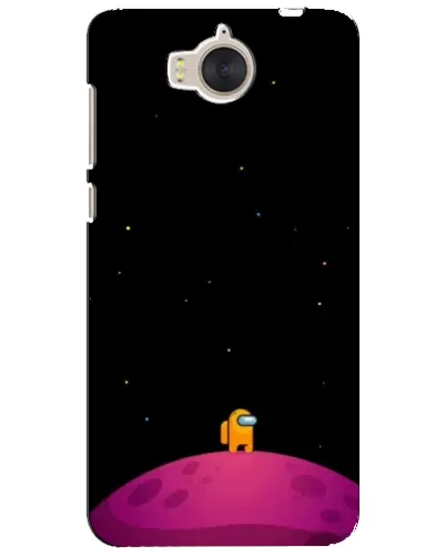 Чехол для Huawei Y5 2017 (MYA) с картинкой «Одинокий герой на планете»